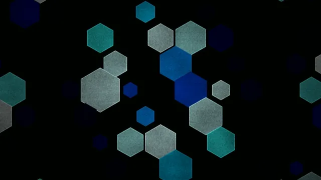 4K UHD hexagonal geometry motion background for broadcast and presentations