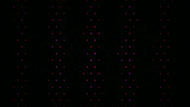 4K UHD neon particle grid abstract motion background loop