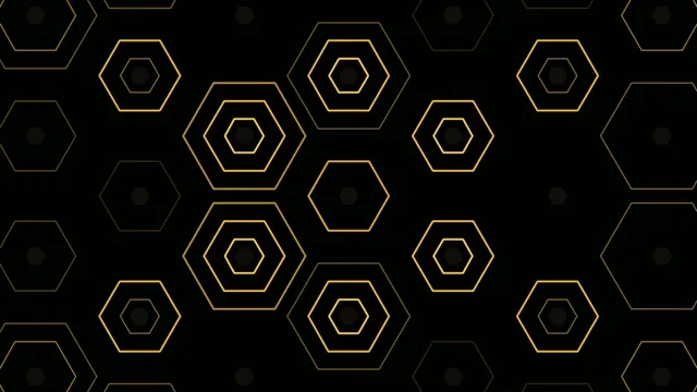 4K UHD seamless hexagon motion background for broadcast and video production