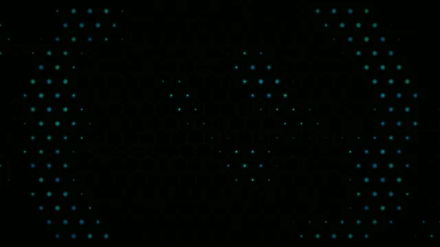 4K Ultra HD cyan digital particles grid motion background loop