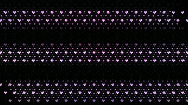 4K Ultra HD falling pink hearts seamless looping motion background