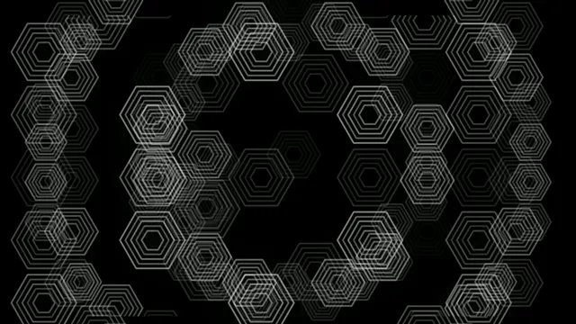 4K Ultra HD geometric hexagon motion background for broadcast and video production
