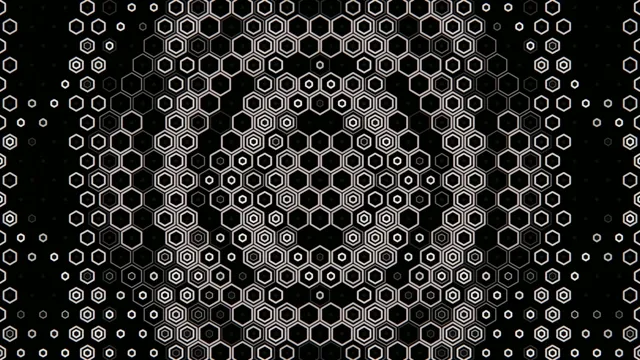 4K Ultra HD hexagonal honeycomb motion background for broadcast and video editing