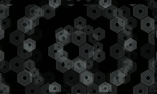5:3 Wide | 60fps Geometric Hexagon Motion Background Screensaver VJ Loop Broadcast