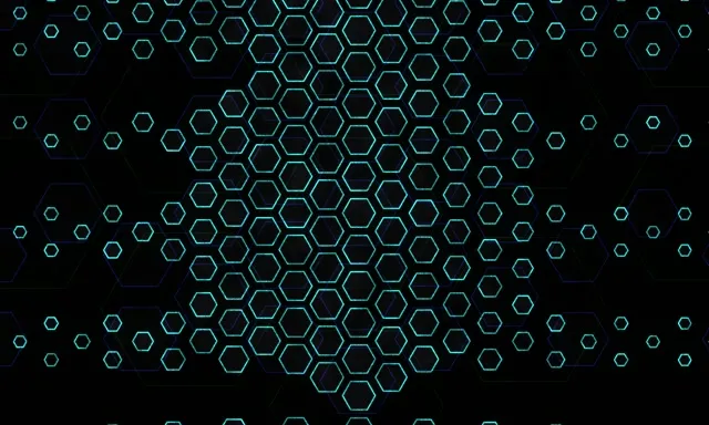 5:3 Wide 60fps Screensaver Neon Tunnel Background for Edits Hexagon