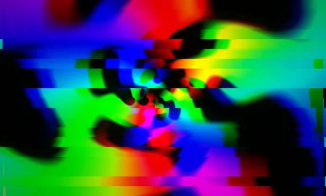 5:3 Wide | 60fps Vibrant Neon Glitch Motion Screensaver VJ Loop