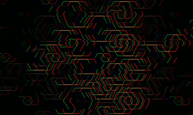 5:3 Wide | Colorful geometric backdrop 60fps screensaver VJ loop