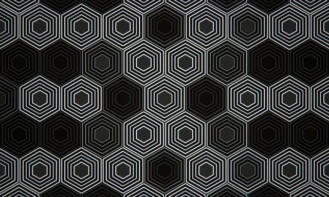 5:3 Wide | Hexagon 60fps Motion Background Screensaver VJ Loop