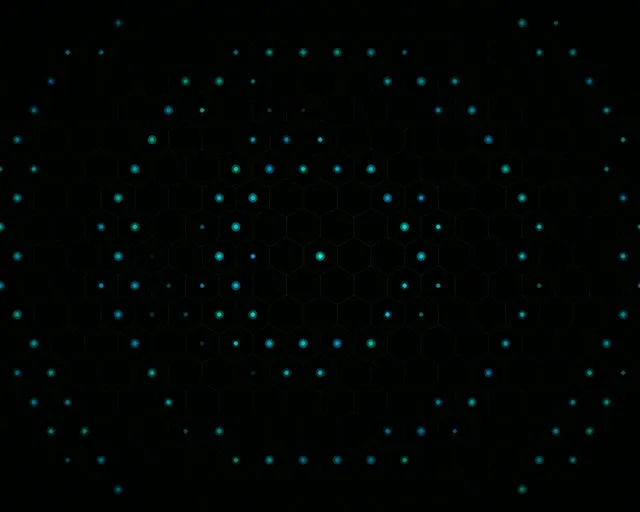 5:4 Industrial | 60fps Cyan Particle Network Motion Background Screensaver