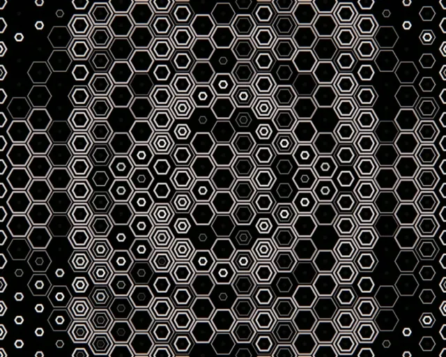 5:4 Industrial | 60fps Hexagonal Honeycomb Screensaver VJ Loop Motion Background