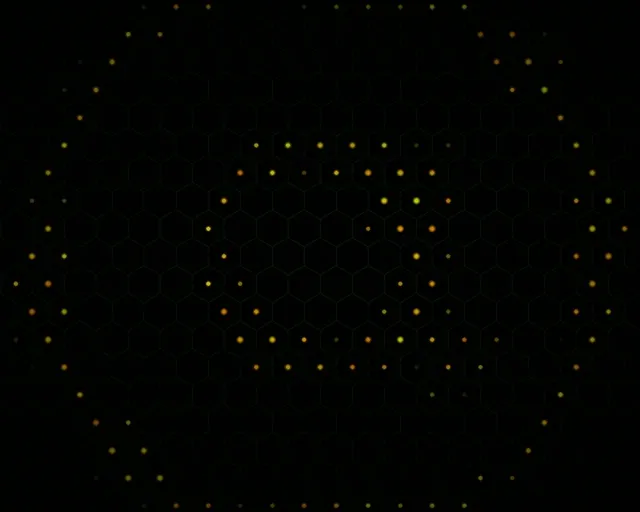 5:4 Industrial Golden Network 60fps Screensaver VJ Loop