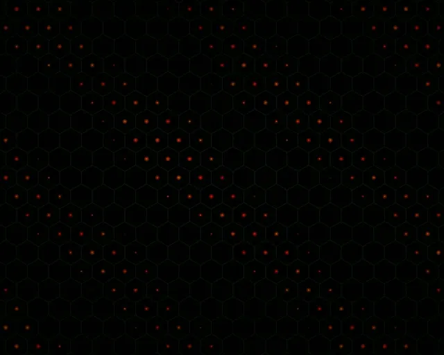 5:4 Industrial | Hexagon Grid Tech 60fps Screensaver VJ Loop