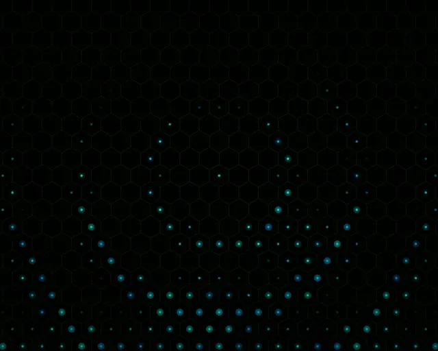 5:4 Industrial | Hexagon nodes 60fps screensaver VJ animated wallpaper