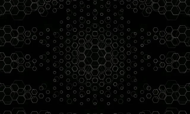 5:3 Wide | 60fps Hexagon Screensaver Motion Background VJ Loop Neon