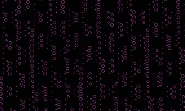 5:3 Wide 60fps Hexagon Screensaver | VJ Animation Neon Background