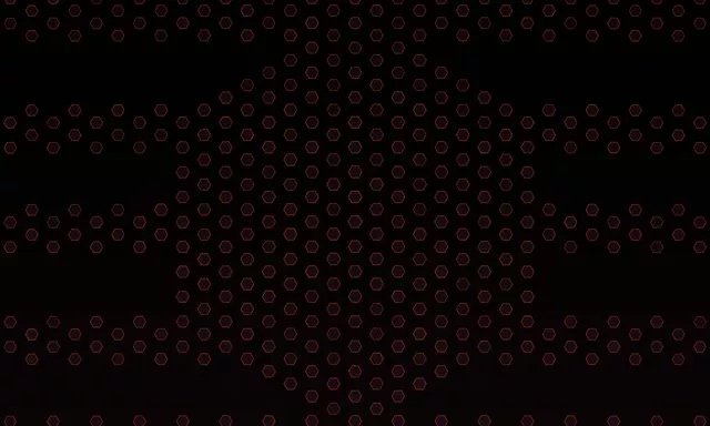 5:3 Wide 60FPS Red Hexagon Pattern Screensaver | VJ Animation Background Loop