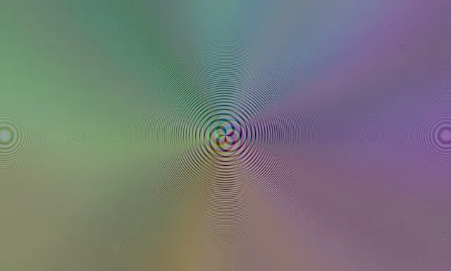 5:3 Wide | 60fps Screensaver - Golden Magenta Rotating Ripple Live Wallpaper