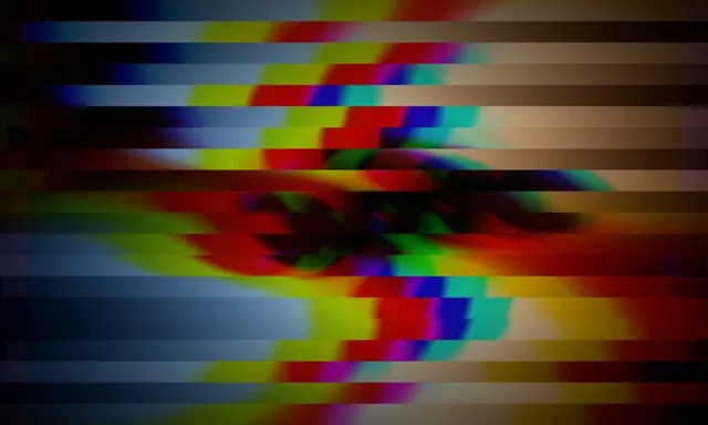 5:3 Wide | 60fps Screensaver Neon Kaleidoscope VJ Loop | Chromatic Aberration