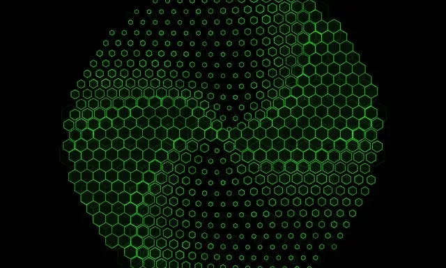 5:3 Wide 60fps Screensaver Neon Tunnel Glowing Hexagon Live Wallpaper