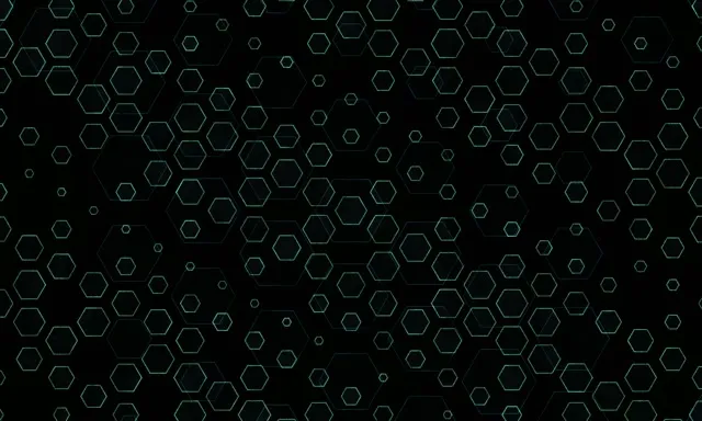 5:3 Wide 60fps Screensaver Neon Tunnel Motion Background | Cyan Geometric