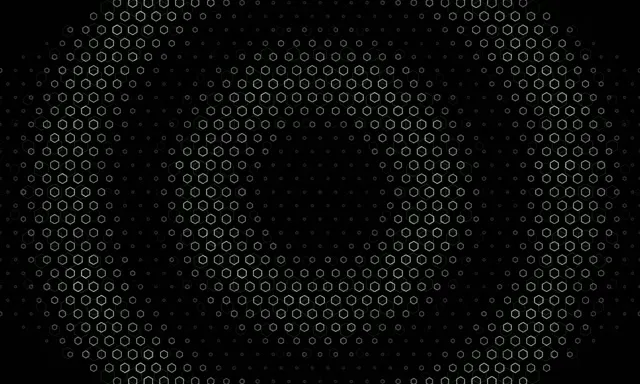 5:3 Wide 60fps Screensaver Neon Tunnel Motion Background Gray Honeycomb