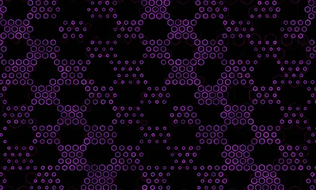 5:3 Wide 60fps Screensaver Neon Tunnel Motion Background Purple Neon Pattern