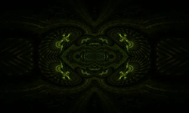 5:3 wide neon tunnel 60fps screensaver green geometric vj loop mandala burst