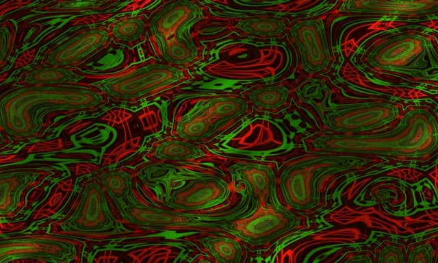 5:3 Wide Neon Tunnel 60fps Screensaver - Hypnotic Geometric Kaleidoscope Visuals Loop