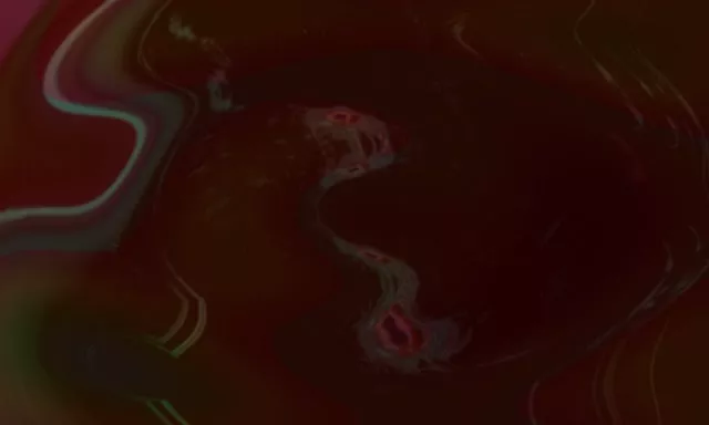 5:3 Widescreen 60fps Neon Tunnel Screensaver - Cascading Scarlet Green Spiral Motion Background