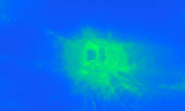 5:3 Widescreen 60fps Neon Tunnel Screensaver - Radiant Cyan Tunnel VJ Clip