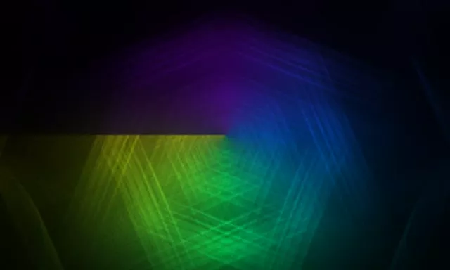5:3 Widescreen 60fps Screensaver Neon Tunnel Fluid Neon Streams Cyan Green Vj Footage