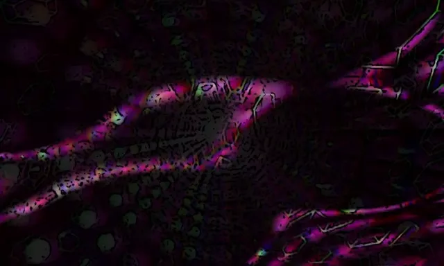 5:3 Widescreen 60fps Screensaver Neon Tunnel Pulsing Geometric Spiral Veejay animation