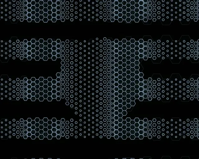 5:4 Industrial 60FPS Geometric Hexagon Screensaver | VJ Loop Neon