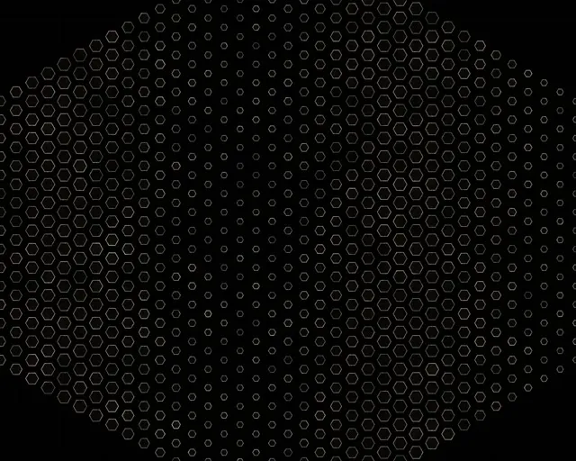 5:4 Industrial | 60fps Hexagon Pattern Screensaver | VJ Loop Dark Tech Wallpaper