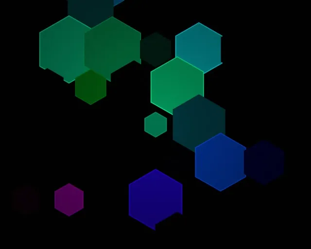 5:4 Industrial 60fps Hexagon Screensaver | Neon Motion Background