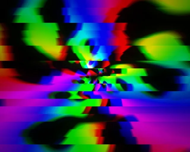 5:4 Industrial 60fps Neon Kaleidoscope Screensaver Background for Edits Tech