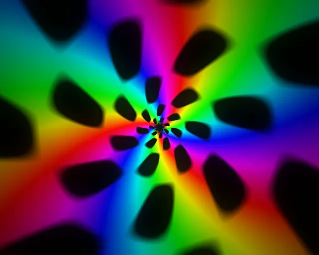 5:4 Industrial 60FPS Neon Kaleidoscope Screensaver Motion Background