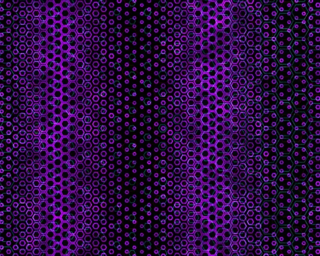 5:4 Industrial 60FPS Purple Hexagon Kaleidoscope Screensaver - VJ Loop