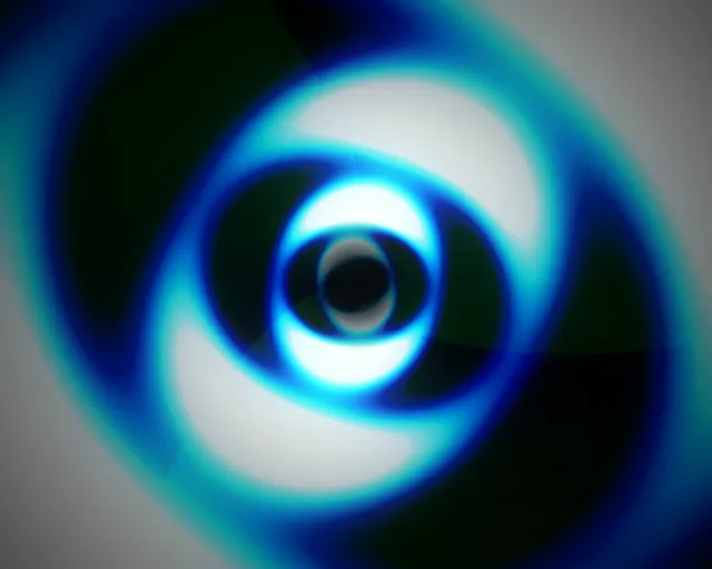 5:4 Industrial 60fps Screensaver | Glowing Vortex VJ Animation Blue Neon
