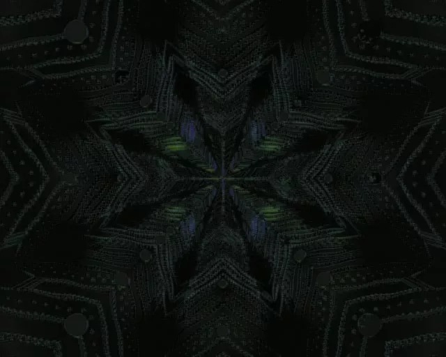 اسکریین‌سیور صنعتی 5:4 با 60fps کالیدوسکوپ تونل نئون گردباد حلقه VJ