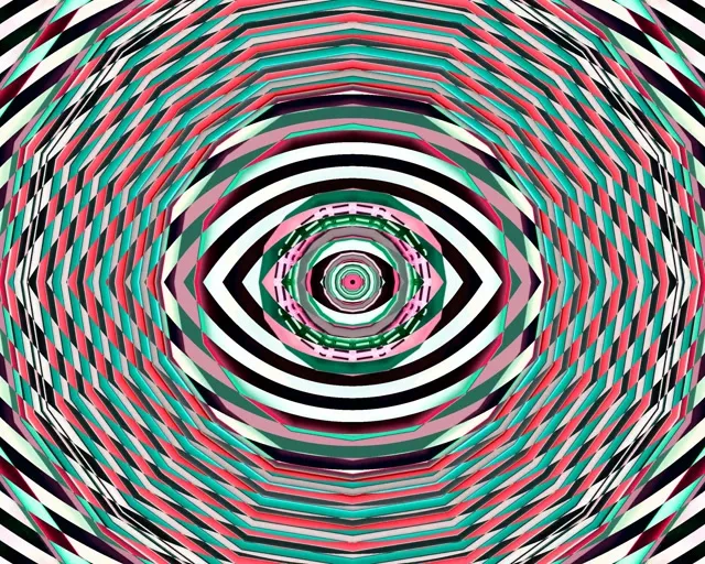 5:4 Industrial 60FPS Screensaver Neon Tunnel Live Wallpaper Geometric Eye