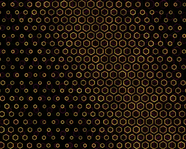 5:4 Industrial 60fps Screensaver Neon Tunnel Live Wallpaper Gold Pattern