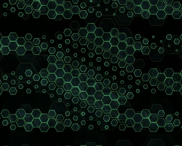 5:4 Industrial 60fps Screensaver Neon Tunnel Live Wallpaper Green Glow