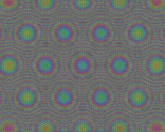 5:4 Industrial 60fps Screensaver Neon Tunnel VJ Loop Colorful Trippy Kaleidoscope