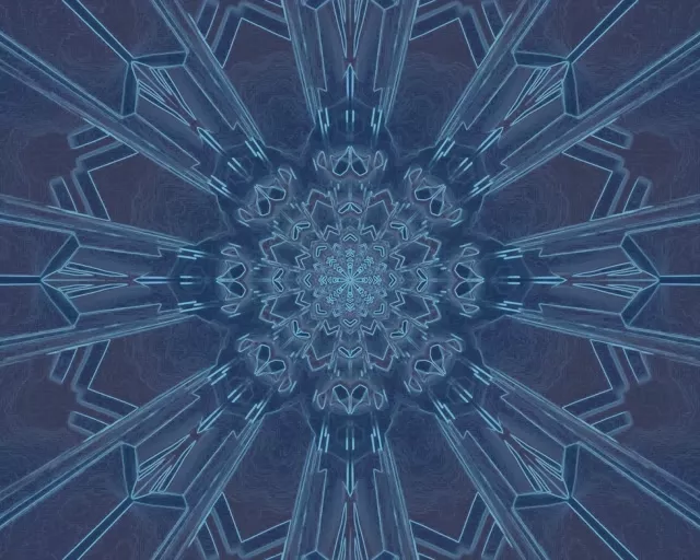 تونل نئونی صنعتی 5:4 60fps اسکریین سیور کالیدوسکوپ فراکتال VJLoops