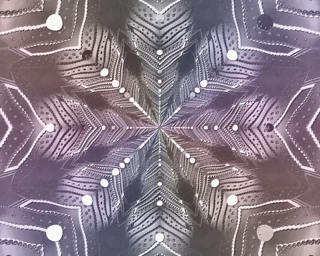 5:4 Industrial Neon Tunnel Geometric Star Vortex 60fps VJ Loop Screensaver