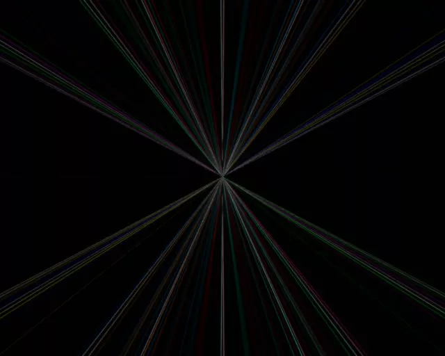 5:4 Industrial Neon Tunnel Radiating Lines VJ Loop 60fps Screensaver