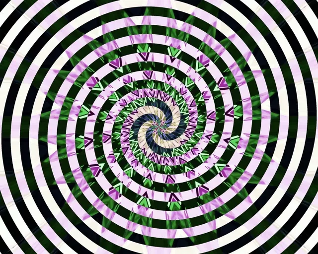 5:4 Industrial Neon Tunnel Spiraling Vortex VJ Loop 60fps Screensaver