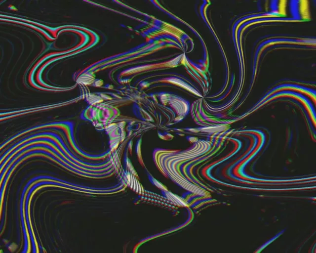5:4 Industrial Neon Tunnel Vj Loop 60fps Screensaver Chromatic Swirl