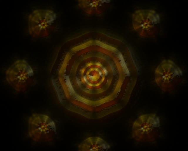 5:4 industrial neoon tunnel vj loop 60fps screensaver golden hexagon